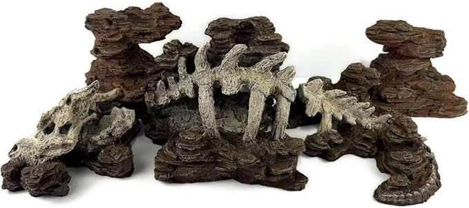 Fish Tank Decor Rocks.Aquarium Decoration Model.Easy Superior Aquascape (Wilderness Keel)-PawvioPets