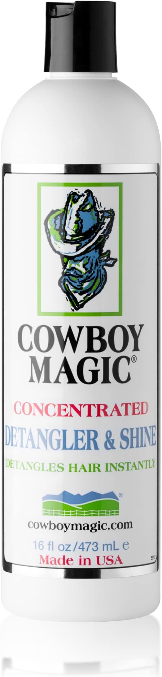 Cowboy Magic Shampoo + Conditioner + Detangler & Shine 16 Ounce each With Silk Panthenol and Honey Great For Horse, Humans, And Dogs Too Silky Coats And Hair-PawvioPets