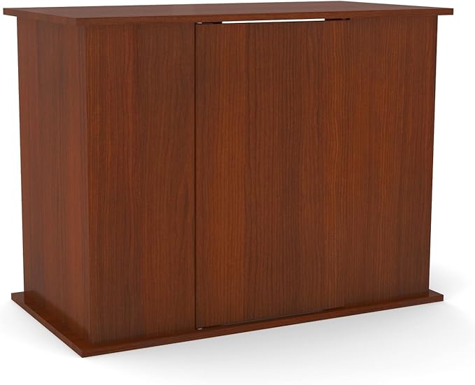 Aquatic Fundamentals AMZ-36501-68, 50-65 Gallon Aquarium Stand with Double Door Storage, Serene Cherry Finish-PawvioPets