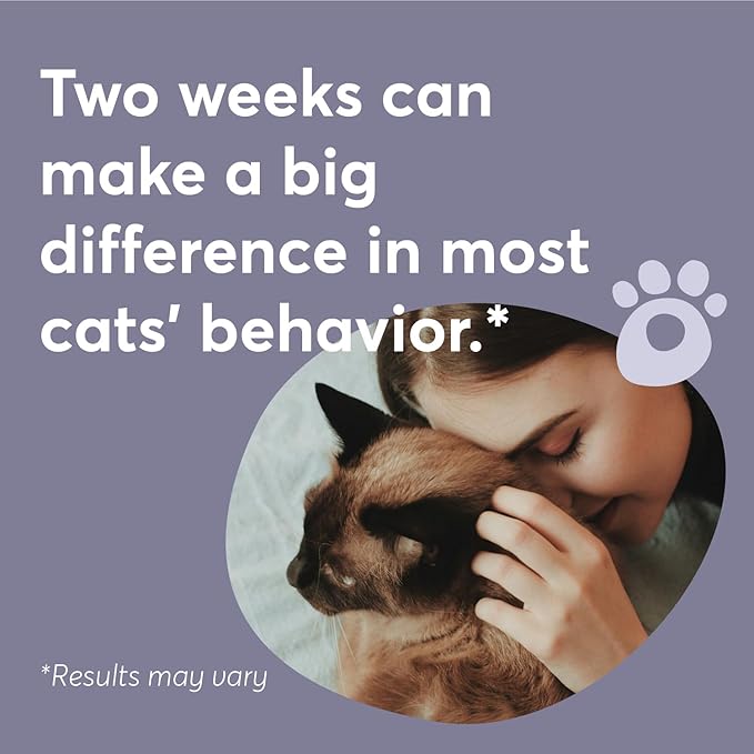 Cat Calming Diffuser Refills – Long-Lasting 30-Day Formula with Pheromones for Stress Relief, Relaxation, and Anxiety Reduction in Cats – (1 Diffuser + 2 Refills)-PawvioPets