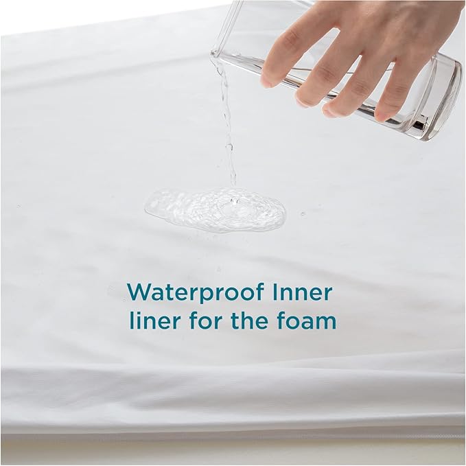 Bedsure Orthopedic Dog Bed Medium Size Dogs - Washable Medium Dog Cat Bed Waterproof, Comfort Pet Couch Sofa with Washable Removable Cover, Pets Bed with Nonskid Bottom, Hazel, 28"-PawvioPets