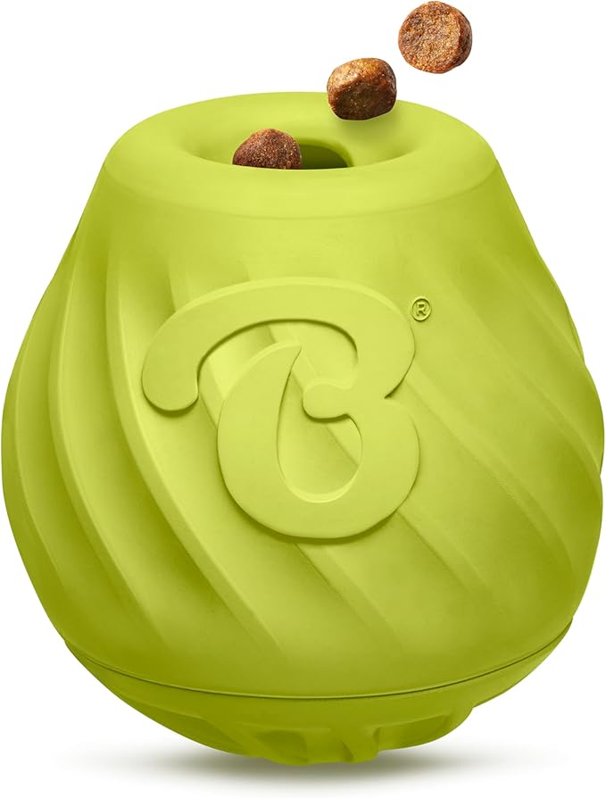 Benebone Pawbler - Natural Rubber Interactive Enrichment Treat and Kibble Dispensing Dog Toy – Great for Boredom - Medium/Large-PawvioPets