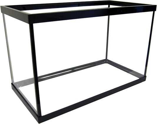 5 Gallon Aquarium with Glass Canopy - 16x08x10 - (1) Aquarium & (1) Glass Canopy ONLY-PawvioPets