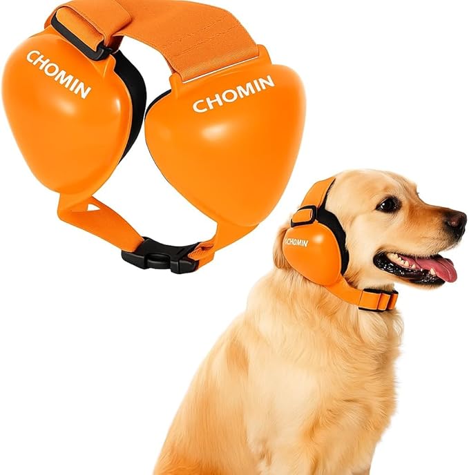 Dog Ear Muffs for Noise Protection, 29dB NRR Dog Earmuffs, Noise Cancelling Headphones for Dogs-PawvioPets