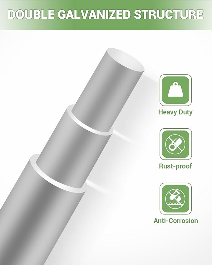 9GA Thickened Heavy Duty Cattle Farm Fence, 4ft x 328ft Galvanized Goat Deer Fence, Heavy Zinc Coating Hog Wire Fencing for Farm Livestock Animals Protection-PawvioPets