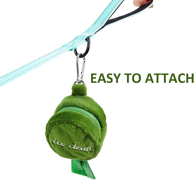 ECO-CLEAN Dog Poop Bags with 3 Bags Left Indicator - 360 Count Extra Thick and Leak Proof Pet Waste Bags with 1 dispenser, Unscented-PawvioPets