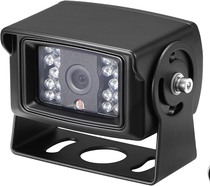 7" 1080P AHD Wired Reverse Rear View Backup Camera System, Waterproof Rearview Reverse Camera 130 Degree Wide Angle Night Vision 4 PIN Cam System for Tractor/Truck/Excavator/Caravan/Skid Steer/RV-PawvioPets