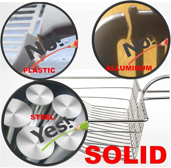 All Metal Litter Scoop, Solid Metal Sifter, Cat Litter Scoop Metal Jumbo, Cat Urine Scoop, Litter Scooper with Holder, Litter Scooper Holder, Jumbo Cat Litter Scoop Sifter Scooper Holder-PawvioPets