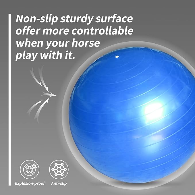 17 Inch Horse Play Ball - Anti-Burst Herding Ball for Play & Training-PawvioPets
