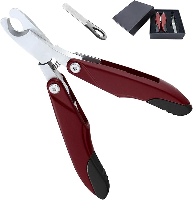 Dog Nail Trimmers & Dog Nail Clippers for Grooming - Small Dog Nail Clippers - Safe and Easy Stainless Pet Supplies-PawvioPets