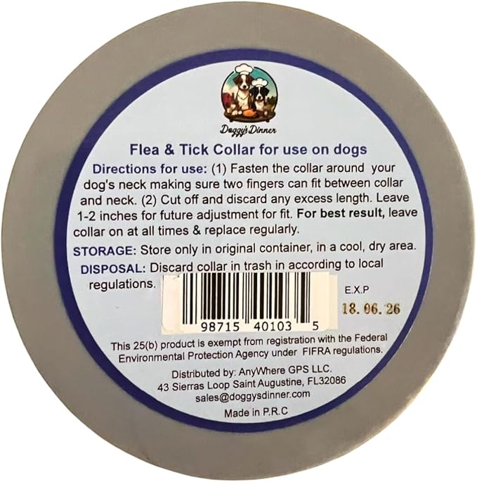 Flea and Tick Collar for Dogs, Cats – Natural Essential Oils – Long-Lasting 8 Month Protection – Waterproof, Adjustable – Safe for Puppies, Kittens, Sensitive Skin-PawvioPets