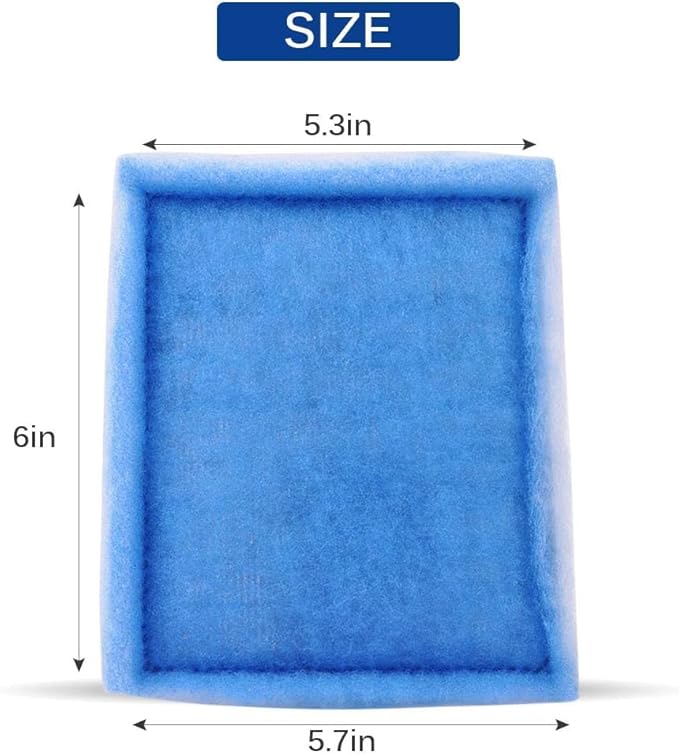 20PCS Fish Tank Filters, Aquarium Filter Cartridge Compatible with Rite-Size C & Fit for EZ-Change #3 20-40/30-60 Gallon Fish Tank Power Filter Replacement, #3 Fish Tank Filter-PawvioPets