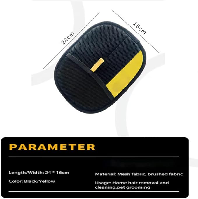 Fursweep Gloves Pet Hair Remover, Kivori Pet Grooming Glove, Pet Hair Remover Electrostatic Gloves, Furmingle Double Sided Cat Grooming Glove, Reusable Cat & Dog Hair Remover, for Couch, Carpet-PawvioPets