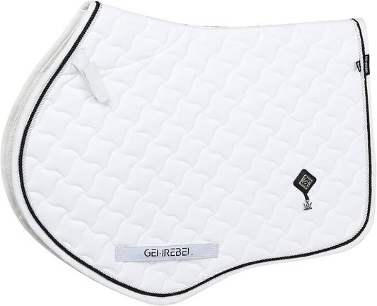 Close Contact Non-Slip Design Horse Riding Pad Moisture-Wicking Shock Absorbing English Saddle Pad for Horses-PawvioPets