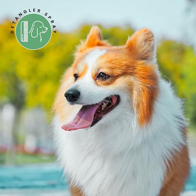 Best Shot UltraMAX Pro Finishing Spray, Ideal Detangler Spray for Pets, Hydrating and Soothing Pet Grooming Spray, for Dogs and Cats, 1.1 Gallon-PawvioPets