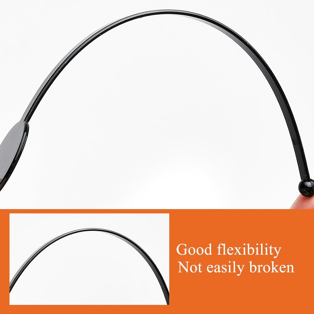 240Pcs Drink Stirrers Cocktail, 7 Inches Disposible Plastic Swizzle Sticks with Disc Top, Mixing Rod for Bar Drinks,Wedding Drinks,Coffee Stir,Whiskey Beverage（Black）