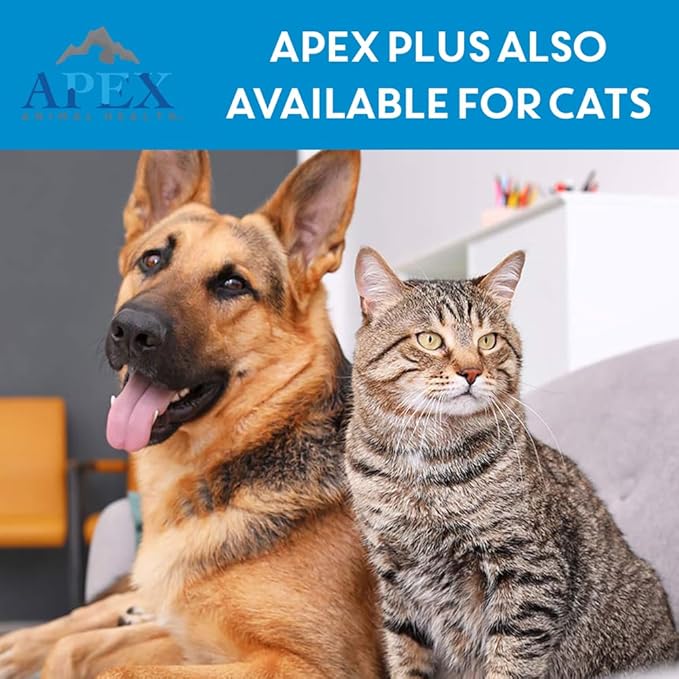 Apex Plus Flea and Tick Prevention for Dogs | Medium (23-44 lbs) | 3-Month Supply | Dog Flea and Tick Treatment | 24-Hour Activation, Waterproof, 30-Day Protection-PawvioPets