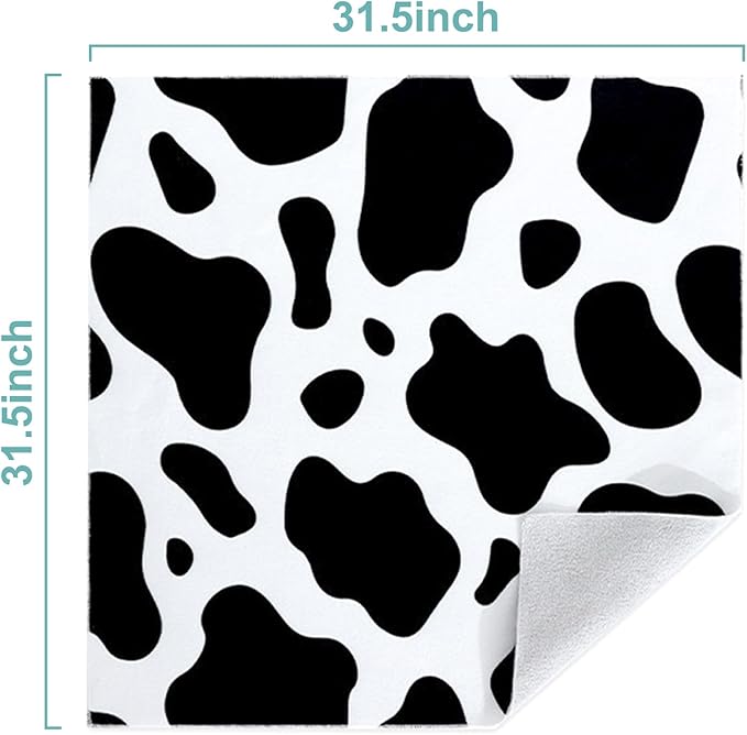 Cat Grooming Wrap, [XXL] Cat Restraint Wrap for Nail Clipping, Ear Cleaning, and Teeth Brushing, Self-Adherent, Anti-Bite, Anti-Scratch, Anti Scratch, Cow White-PawvioPets