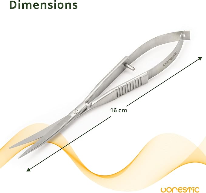 Aquarium Spring Scissors, 6.3 Inch Aquarium Scissors Spring, Aquascaping Spring Scissors, Terrarium and Aquarium Scissors, Aquarium Scissors for Plants-PawvioPets