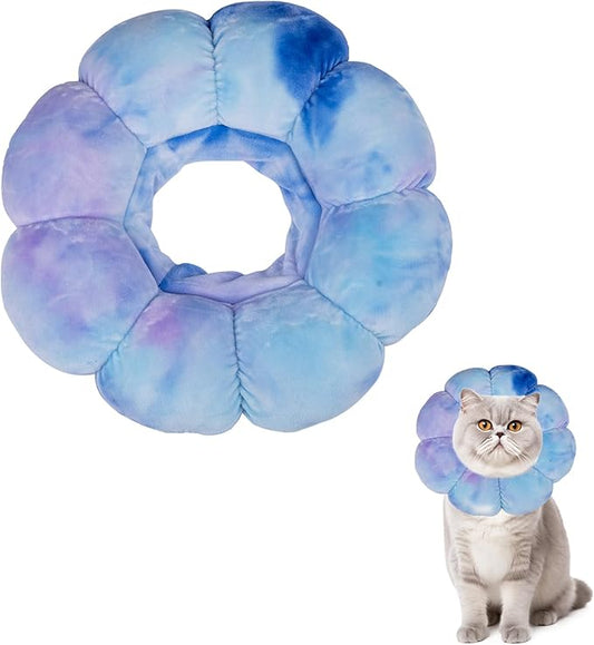 Cat Collar Soft, Adjustable Soft Protective Neck Cats Recovery Cone After Surgery-PawvioPets