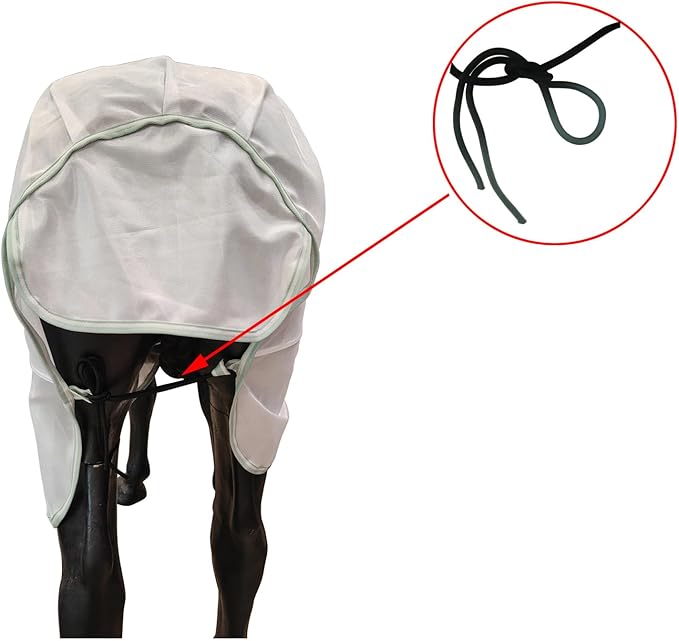 BARN & STABLE Breathable and Tear-Resistant Horse Fly Sheet with UV Protection Equine Summer Sheet Horse Fly Blanket with Removable Web Leg Straps-PawvioPets