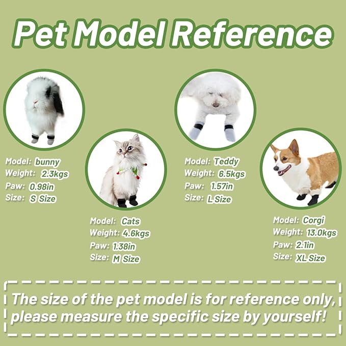 4 PCS Cat Mittens to Prevent Scratching,Mesh Breathable Cat Shoes,Adjustable Cats Anti Scratch Gloves,Suitable for Cats When Bathing and Nail Trimming(M,Black)-PawvioPets