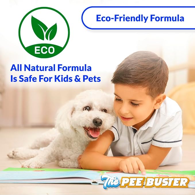 Generic Peebuster Pet Stain & Odor Remover - Cleaning Spray for Dog and Cat Urine, 1 Count (Pack of 1)-PawvioPets