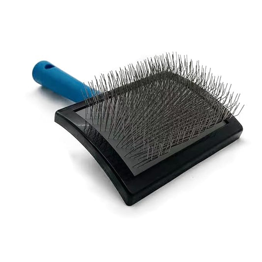 Dog Slicker Brush - Large Grooming Brushes for Dogs - Professional Groomer Supplies for Long Hair Pet - Slicker Brush For Goldendoodles-Easy To Use - Comfortable - Removes Long and Loose Hair-PawvioPets