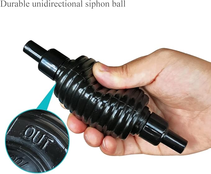 25ft Aquarium Vacuum Gravel Cleaner Fish Tank Cleaner Siphon Water Changer-PawvioPets