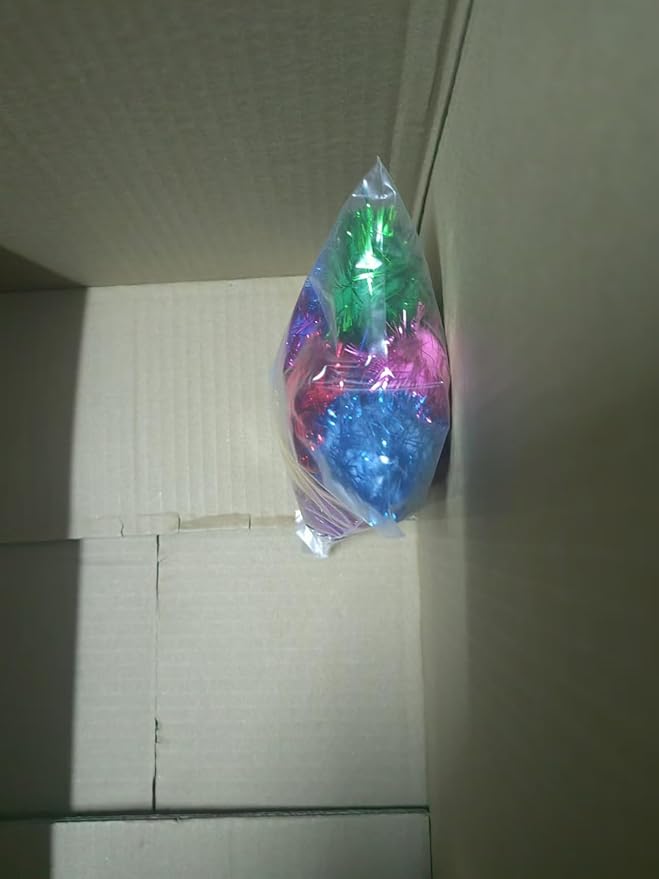 20 Pack 2 Inches Sparkle Balls for Cats, Large Size, Glitter Pom Poms Fuzzy Balls for Cats, Kitten Indoor Assorted Color Random-PawvioPets