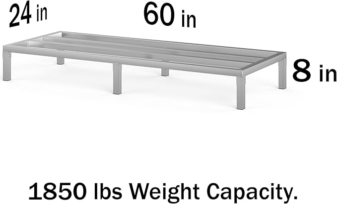 24 in X 60 in. Aquarium Stand | Industrial Style Aluminum Fish Tank Base with Open Frame Design-PawvioPets