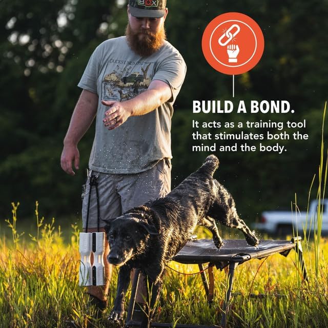 Dog Training Bumper - Durable Retriever Dummy for Professional Training, Perfect for Water Activities, Hunting, and Outdoor Retrieval Practice, with Adjustable Rope for Easy Handling (White)-PawvioPets