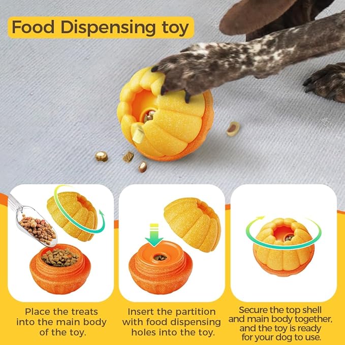 Dog Frozen Treat Toy to Keep Busy, Freezable Fillable Puzzle Treat Dispensing Toys, Dog Chew Toys for Aggressive Chewers, Interactive Enrichment Toys to Reduce Anxiety-PawvioPets