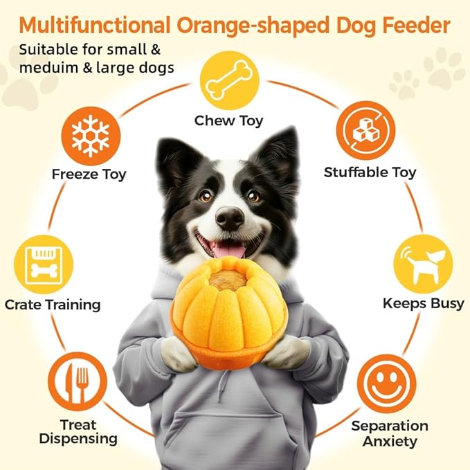 Dog Frozen Treat Toy to Keep Busy, Freezable Fillable Puzzle Treat Dispensing Toys, Dog Chew Toys for Aggressive Chewers, Interactive Enrichment Toys to Reduce Anxiety-PawvioPets