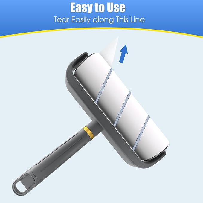 COBETE Large Surface Lint Rollers for Pet Hair Extra Sticky, 100 Sheets Mega Value Set, Dog and Cat Lint Remover for Clothes, Couch, Furniture,Pick Pet Hair Up-PawvioPets