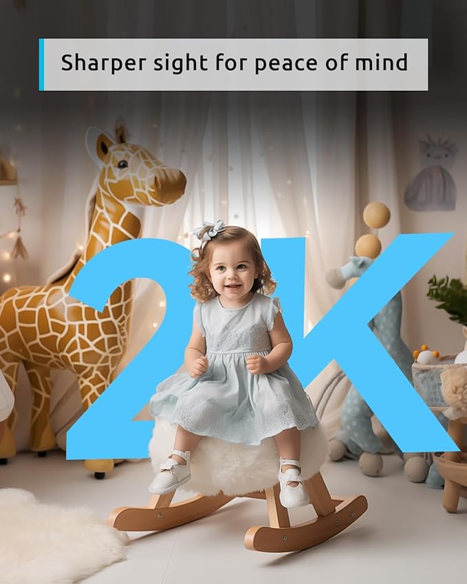 blurams Cameras for Home Security, 2K Pet Camera with Phone App, 360° PTZ Indoor Cameras, 2-Way Talk, Motion Tracking, Color/IR Night Vision, Cloud&SD, Works with Alexa (2Pack, 5GHz/2.4GHz Dual-Band)-PawvioPets