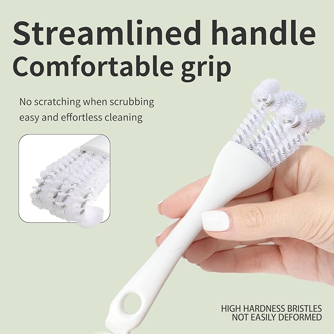 Bird Cage Cleaner with Long Handle & Shovel – Easy Bird Droppings Removal Brush for Parrot & Pet Cages & Bird Perch – Durable Cage Cleaning Tool & Accessory (1)-PawvioPets