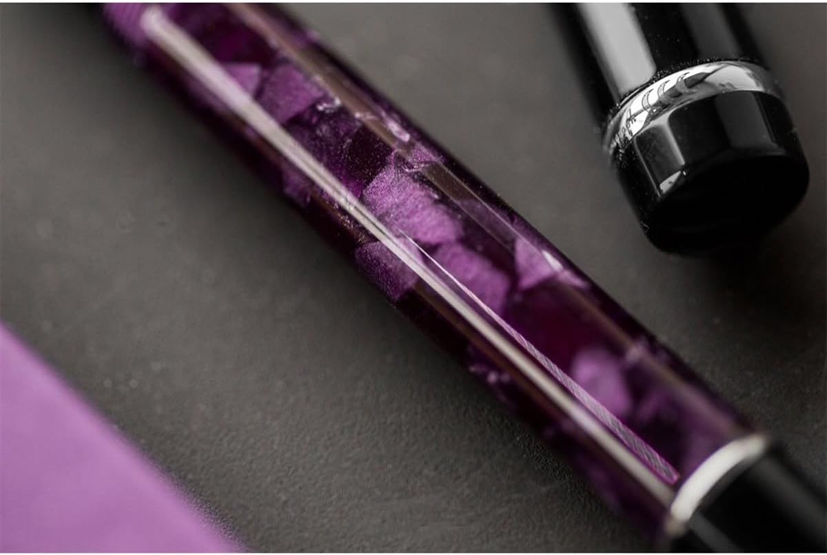 Conklin Duragraph Fountain Pen Purple Nights - Extra Fine Nib, Precision Writing Instrument with Rich Purple Finish