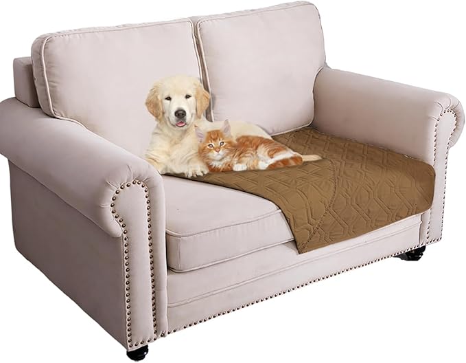 Ameritex Waterproof Dog Bed Cover Pet Blanket for Furniture Bed Couch Sofa Reversible-PawvioPets