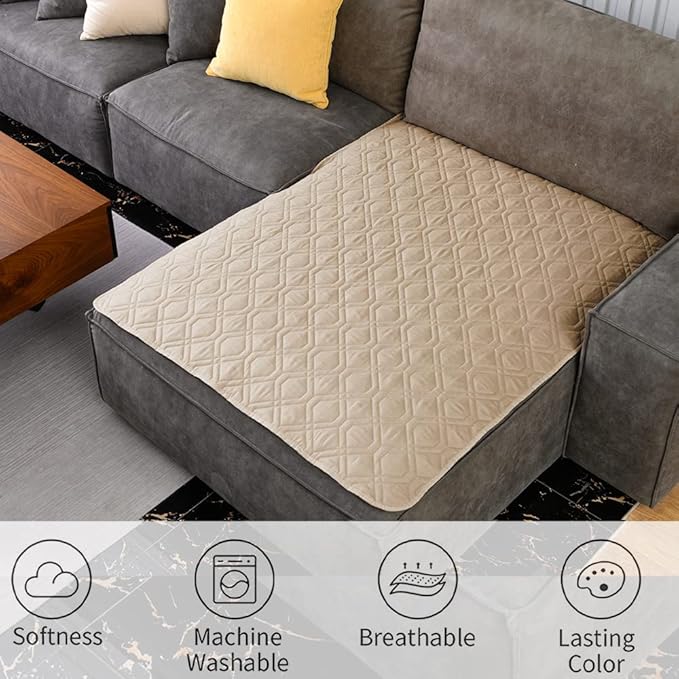 Ameritex Waterproof Dog Bed Cover Pet Blanket for Furniture Bed Couch Sofa Reversible-PawvioPets