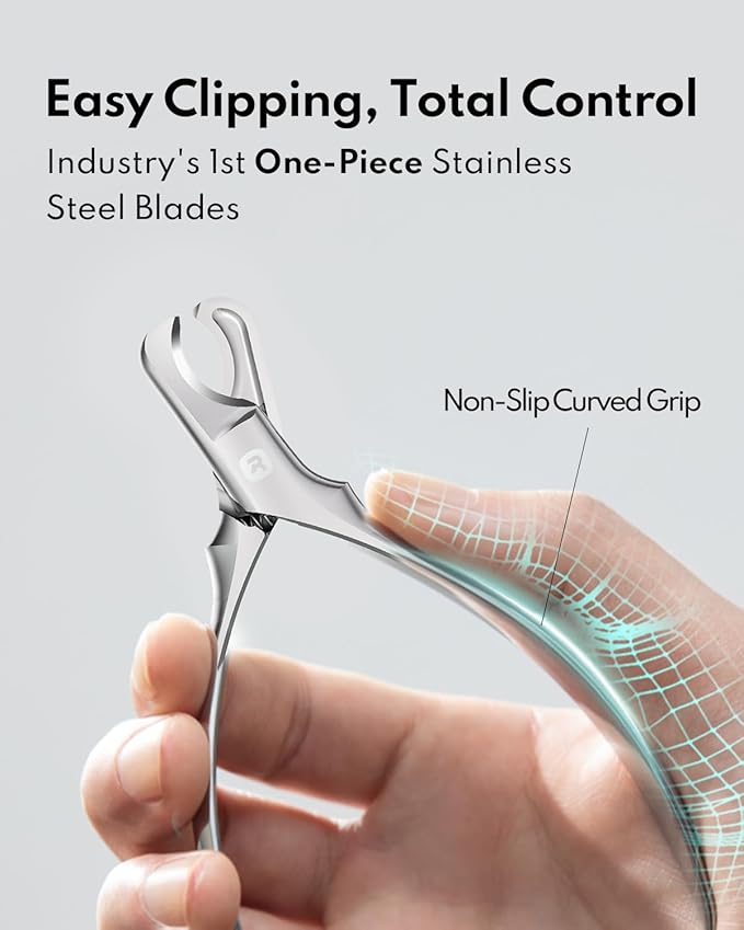 Dog Nail Clippers – Sharp, Durable, All Steel Material, Ergonomic Non-Slip Handle, Safe and Comfortable Trimming, Professional Pet Nail Trimmers for All Dogs Cats-PawvioPets