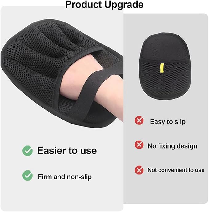 2025 New Upgraded Electrostatic Pet Hair Removal Gloves - Reusable Cat Hair Remover & Dog Hair Removal Mitt with Elastic Cuff & Finger Loops for Furniture, Bedding, Car (2pcs)-PawvioPets