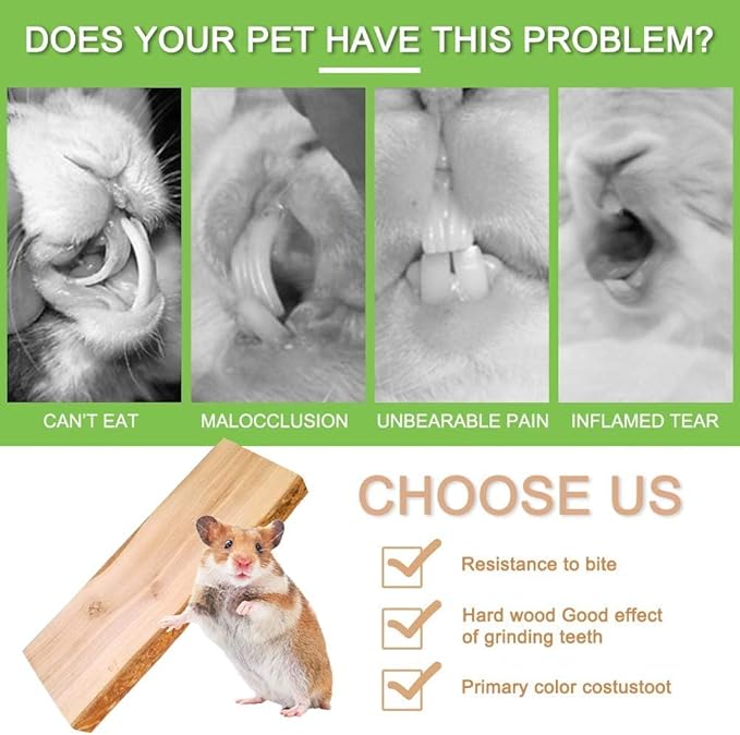 2Pcs Hamster Ledges Wooden Platform Rat Climb Platform Shelf Bird Perch Stand Toys Cage Accessories for Rat Squirrel Gerbil Suger Glider 2.6" X 5.9"-PawvioPets