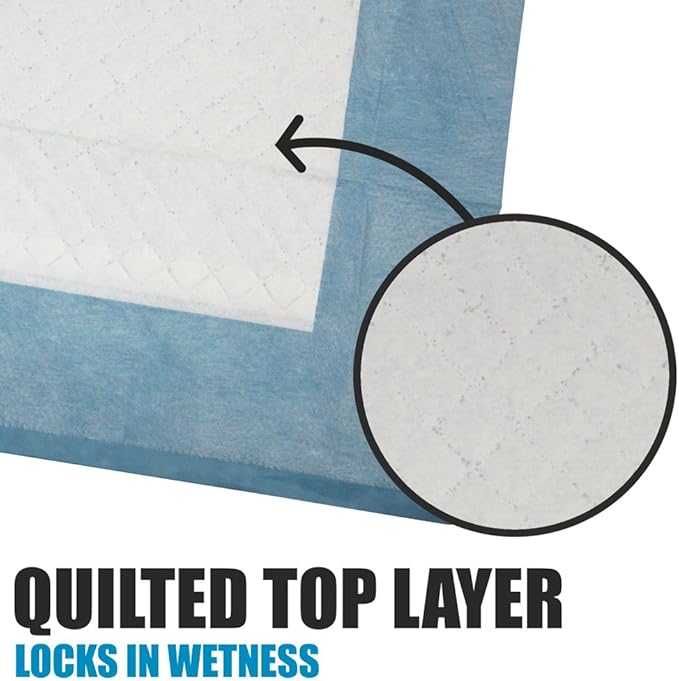 BV Puppy Pads XL 320 Count 28"x34" - Leak-Proof Pee Pads for Dogs with 6-Layer Design, Rapid Dry Sheet & Attractant - Dog Pad Extra Large with Odor Control - Perfect for Big Dogs & Indoor Use-PawvioPets