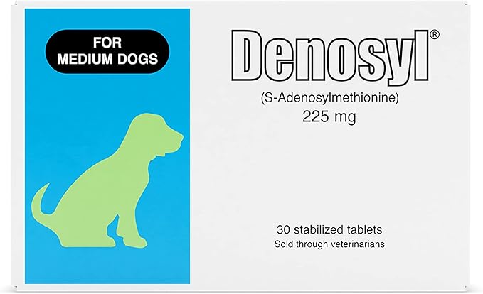 Nutramax Denosyl Liver and Brain Health Supplement for Medium Dogs - With S-Adenosylmethionine (SAMe), 30 Tablets-PawvioPets