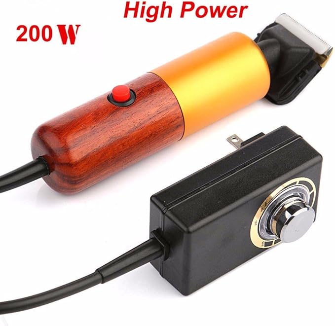 Dream Reach Pet Grooming Clippers, Low Noise Dog Clipper, Electric Cat Hair Shaver Kit, Pet Hair Trimmers for Small Medium Large Dogs Cats with 2 Comb Attachments (A-200W)-PawvioPets