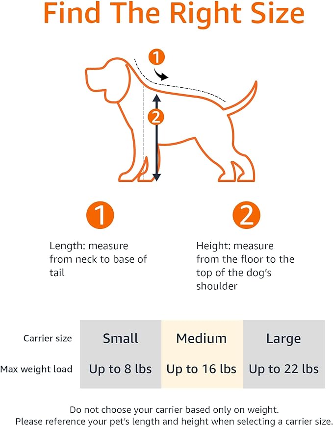 Amazon Basics Soft-Sided Mesh Pet Travel Carrier for Dog, Cat, up to 16 pounds, 16.5" L x 10.6" W x 11" H, Black-PawvioPets