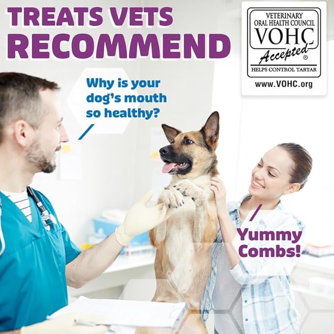 Dog Dental Treats – Vet VOHC Approved, Removes Tartar & Cleans Teeth – Yummy High Protein Chicken Treat for Extra Small Dogs (Mini Pack, 30 Count)-PawvioPets