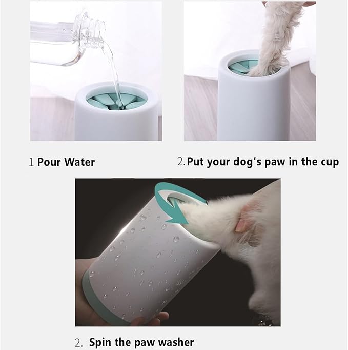 Dog Paw Cleaner, Paw Cleaner for Dogs and Cats, Dog Paw Washer, Small Medium Large Dogs Feet/Foot Cleaner-PawvioPets