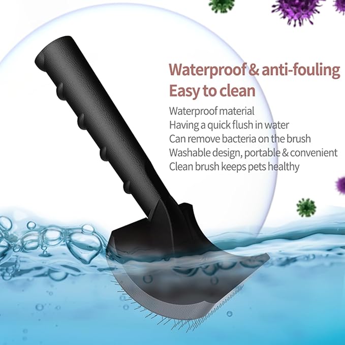 Dog Slicker Brush for Poodles,Doodles,Goldendoodles Grooming Fluffy Shedding Tangles Mats Knots Easy and Quick Best Dog Slicker Brush for Long Thick Curly Coat Labradoodles Dematting.25mm(1'')-PawvioPets